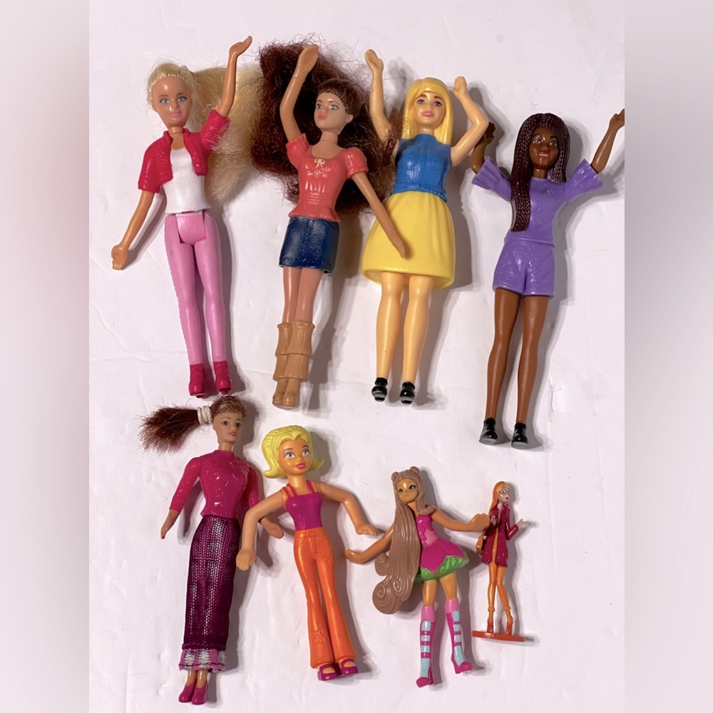 Barbie McDonald’s and Burger King Dolls Lot Of 7